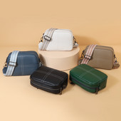 Naiste õlakott Lihtne Crossbody kott Mitmeotstarbeline reguleeritav lai õlarihm Naiste tüdrukute trendikas kott