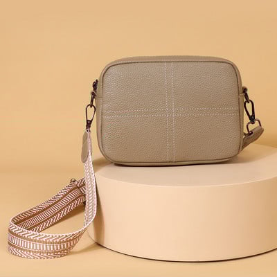 Naiste õlakott Lihtne Crossbody kott Mitmeotstarbeline reguleeritav lai õlarihm Naiste tüdrukute trendikas kott