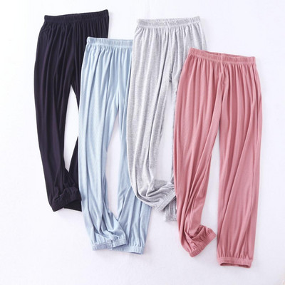 M-XXL Lounge Wear Пижами Панталон Нов модален фенер Дамски панталони Пролет Есен Свободни ежедневни домашни панталони Спортни панталони за жени