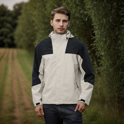 Āra jakas Vīriešu Rudens Ziemas Ūdens Apģērbs Krāsa Bloķējošs Mētelis Garām Piedurknēm Elpojošs Pārgājienu Jaka Vīriešu Apģērbs