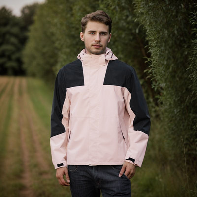 Āra jakas Vīriešu Rudens Ziemas Ūdens Apģērbs Krāsa Bloķējošs Mētelis Garām Piedurknēm Elpojošs Pārgājienu Jaka Vīriešu Apģērbs