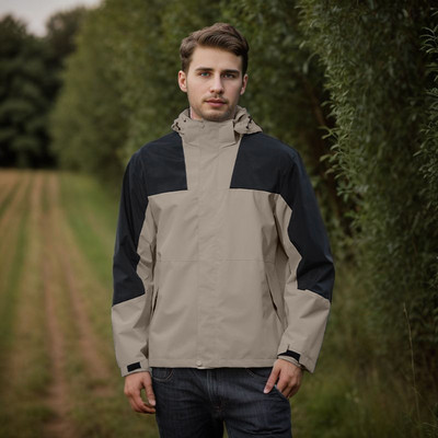 Āra jakas Vīriešu Rudens Ziemas Ūdens Apģērbs Krāsa Bloķējošs Mētelis Garām Piedurknēm Elpojošs Pārgājienu Jaka Vīriešu Apģērbs