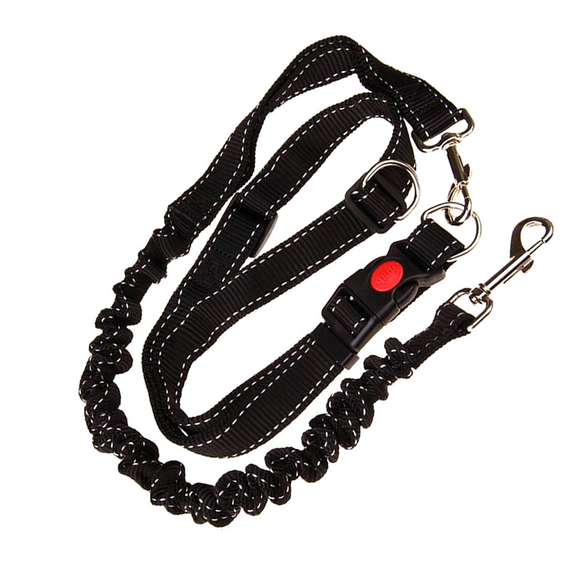 Λουρί Σκύλος Τρέξιμο στη μέση Δωρεάν Χέρια Ζώνη Σκύλων Περπάτημα Μεγάλα Λουράκια Ρυθμιζόμενο Ζώκινγκ Μπάντζι Πεζοπορία Τέλειο Σχοινί Canicross