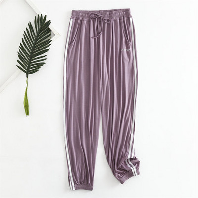 Fdfklak, primăvară, toamnă, pantaloni anti-țânțari, pantaloni de vară, subțiri, largi, pantaloni de slogan, modal, pentru acasă, îmbrăcăminte exterioară, pantaloni de pijama