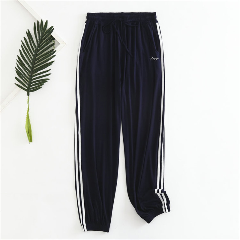 Fdfklak, primăvară, toamnă, pantaloni anti-țânțari, pantaloni de vară, subțiri, largi, pantaloni de slogan, modal, pentru acasă, îmbrăcăminte exterioară, pantaloni de pijama