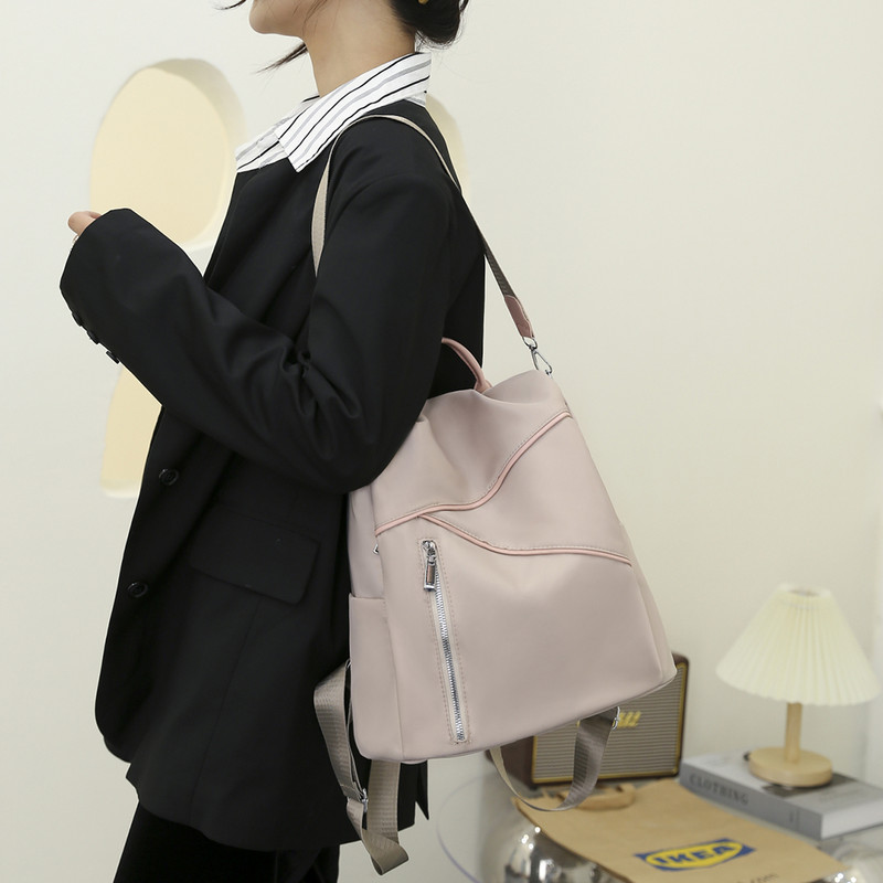 Rucsac din pânză Oxford la modă pentru femei, ocazional, de culoare mare, pentru studenți, genți de școală, genți de umăr pentru femei, rucsac, genți de mână