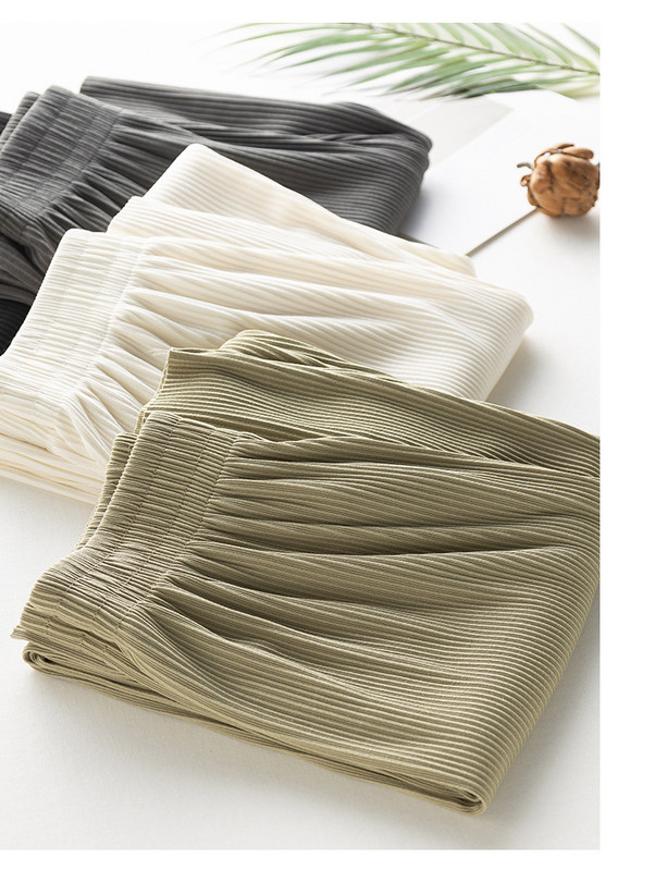 Pantaloni de pijama pentru femei de primăvară, vară, pantaloni largi casual, drepți pentru somn, haine de noapte pentru femei, pantaloni de pijama noi, pantaloni de femeie