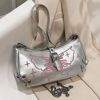 Γυναικεία τσάντα φόρεμα Fashionalbe PU Clutch Τσάντα Τσάντα μασχάλης Τσάντα πεταλούδα Πικάντικο κορίτσι Απλή γυναικεία τσάντα μετακινήσεων Τσάντα αγοραστή