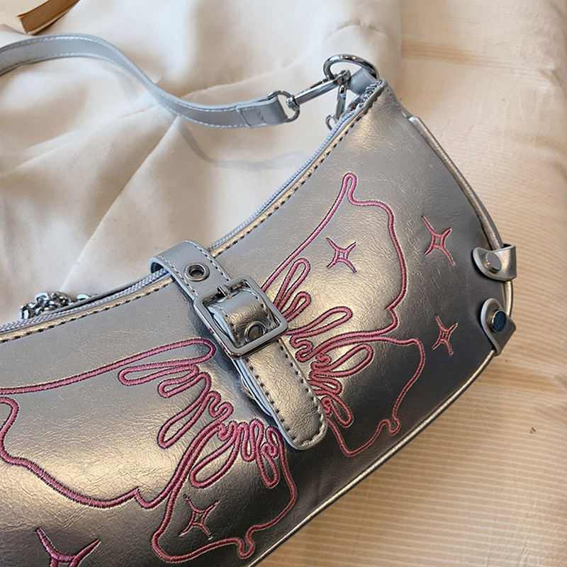 Γυναικεία τσάντα φόρεμα Fashionalbe PU Clutch Τσάντα Τσάντα μασχάλης Τσάντα πεταλούδα Πικάντικο κορίτσι Απλή γυναικεία τσάντα μετακινήσεων Τσάντα αγοραστή