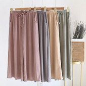 Pavasara Vasara Pidžamas Bikses Sievietēm Jaunas Brīvas Mājas Bikses Ninth Point Bikses Ikdienas Sieviešu Pidžamas Bikses домашние штаны