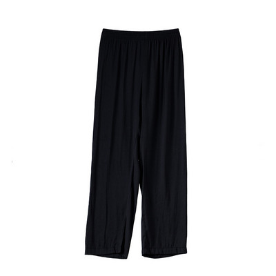 Kevadsuvised naiste pidžaamapüksid, vabaaja kodukandmine, sirge püksiga naiste pidžaama laia säärega püksid