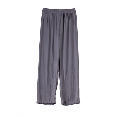 Kevadsuvised naiste pidžaamapüksid, vabaaja kodukandmine, sirge püksiga naiste pidžaama laia säärega püksid