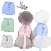 Kutsikarakmete riidevest väikestele keskmistele koertele kassirakmete jalutusrihma komplekt lemmikloomade T-särk Yorkie chihuahua jalutamiskoerte tarvikud