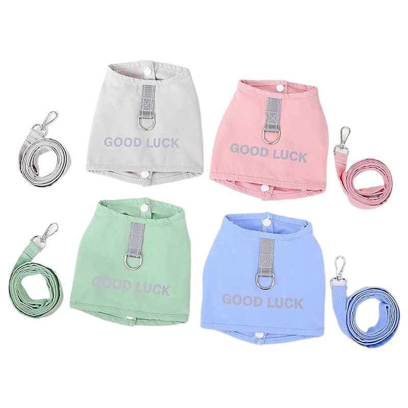 Kutsikarakmete riidevest väikestele keskmistele koertele kassirakmete jalutusrihma komplekt lemmikloomade T-särk Yorkie chihuahua jalutamiskoerte tarvikud