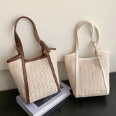 Καλοκαιρινή ψάθινη τσάντα 2023 Τσάντα παραλίας με χερούλι για γυναίκες Τσάντες ώμου Πολυτελής τσάντα σχεδιαστή Tote Woven Hobo Bag Bohemia Vacation