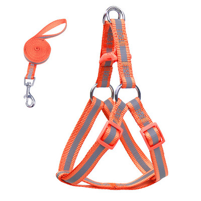 Σετ λουριών και λουριών για σκύλους κατοικίδιων ζώων Αξεσουάρ για υπαίθριο περπάτημα κουταβιού Ρυθμιζόμενο αντανακλαστικό νάιλον λουρί για μικρούς μεσαίους σκύλους