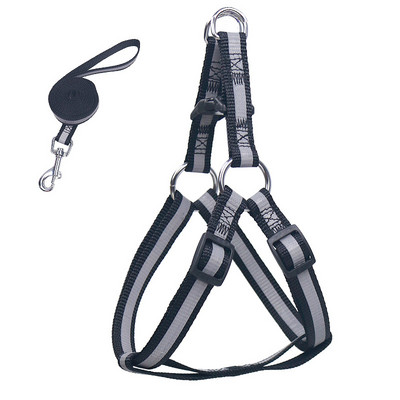 Σετ λουριών και λουριών για σκύλους κατοικίδιων ζώων Αξεσουάρ για υπαίθριο περπάτημα κουταβιού Ρυθμιζόμενο αντανακλαστικό νάιλον λουρί για μικρούς μεσαίους σκύλους