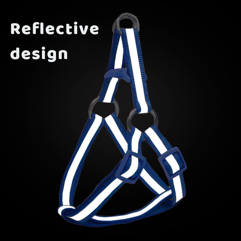 Σετ λουριών και λουριών για σκύλους κατοικίδιων ζώων Αξεσουάρ για υπαίθριο περπάτημα κουταβιού Ρυθμιζόμενο αντανακλαστικό νάιλον λουρί για μικρούς μεσαίους σκύλους