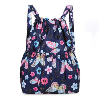 Nylon Bundle Pocket Backpack Women`s Outdoor Sports Bag Mommy Large Capacity Backpack