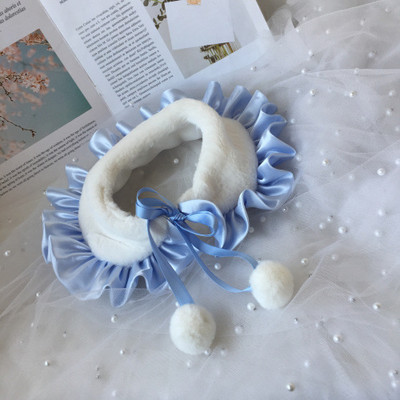 Chic Fur Dog Cape Luxury Dog Cosplay Collar Lordly Puppy Ρούχα Καπέλα Αξεσουάρ για γάτες Φωτογραφία στηρίγματα Διακοσμήσεις Arnes Perro