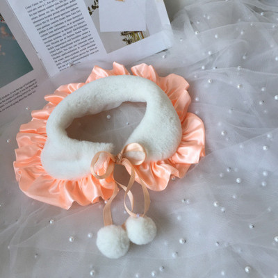 Chic Fur Dog Cape Luxury Dog Cosplay Collar Lordly Puppy Ρούχα Καπέλα Αξεσουάρ για γάτες Φωτογραφία στηρίγματα Διακοσμήσεις Arnes Perro