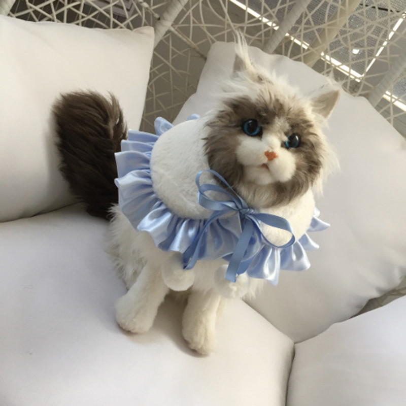 Chic Fur Dog Cape Luxury Dog Cosplay Collar Lordly Puppy Ρούχα Καπέλα Αξεσουάρ για γάτες Φωτογραφία στηρίγματα Διακοσμήσεις Arnes Perro