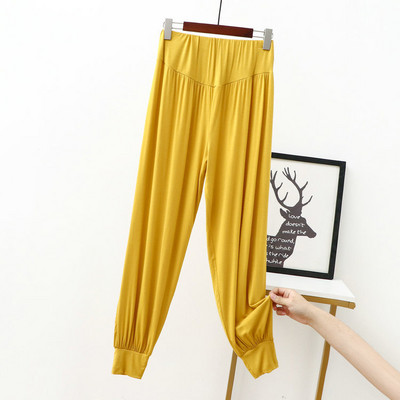 Fdfklak Modal Πυτζάμα Παντελόνια Πυτζάμες Hot Sale Παντελόνια ύπνου για Γυναικεία Ψηλόμεση Άνοιξη Καλοκαιρινό παντελόνι Casual Home Παντελόνι