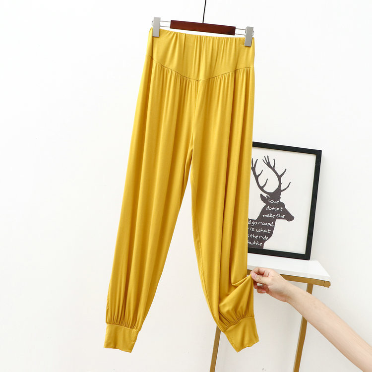 Fdfklak Modal Πυτζάμα Παντελόνια Πυτζάμες Hot Sale Παντελόνια ύπνου για Γυναικεία Ψηλόμεση Άνοιξη Καλοκαιρινό παντελόνι Casual Home Παντελόνι