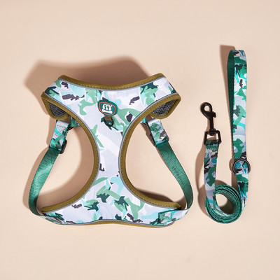 Prindi Hingavad koerarakmed jalutusrihma komplekt Roosa pehme lemmiklooma rinnarihm Väikesed keskmised suured koerad helkur välisreisi lemmikloomatarbed