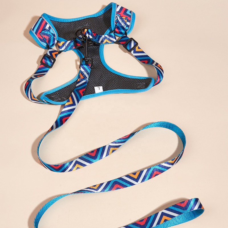 Prindi Hingavad koerarakmed jalutusrihma komplekt Roosa pehme lemmiklooma rinnarihm Väikesed keskmised suured koerad helkur välisreisi lemmikloomatarbed