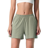 Fdfklak Άνετο Άνοιξη Καλοκαίρι Σπίτι Παντελόνι Γυναικείο Καθαρό βαμβακερό φαρδύ σορτς Casual Sleep Pantalones Γυναικεία παντελόνια πιτζάμα