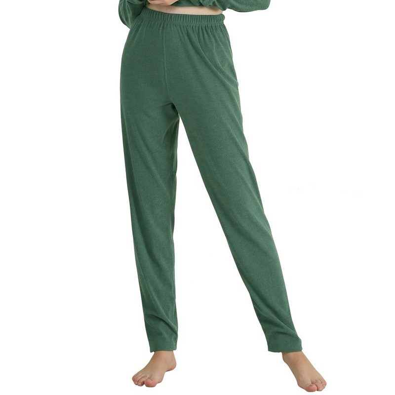 2023 Φθινόπωρο Χειμώνας Γυναικείο Νέο Velvet Plus Size Loose Thermal Παντελόνι Casual Sleepwear Πυτζάμα Παντελόνι Sleep Παντελόνι 2XL-7XL