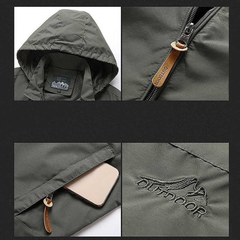 Για χειμερινούς άντρες Χειμερινές λεπτές 2xl Ανδρικές κουκούλες Φθινοπωρινά παλτό Μπουφάν Μπλούζα Αποσπώμενη Μπλούζα Εξωτερική Ανεμοδράστη Μοντέρνα Ανδρικά