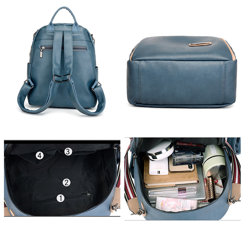 Καυτές εκπτώσεις Γυναικείο σακίδιο πλάτης 2023, παντός τύπου, υψηλής ποιότητας μαλακό δέρμα, αντικλεπτικό, σχολική τσάντα αναψυχής μεγάλης χωρητικότητας