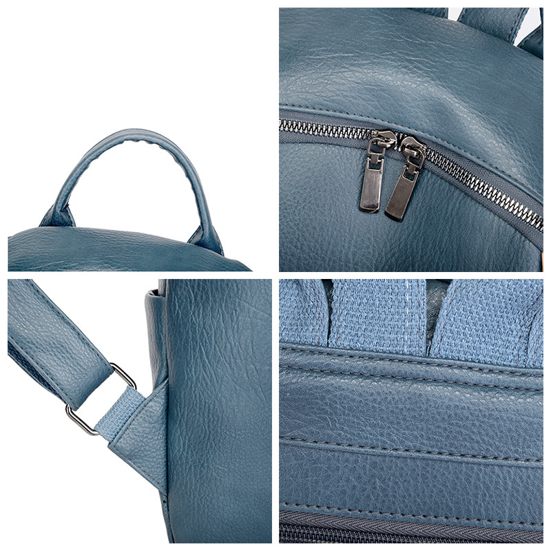 Καυτές εκπτώσεις Γυναικείο σακίδιο πλάτης 2023, παντός τύπου, υψηλής ποιότητας μαλακό δέρμα, αντικλεπτικό, σχολική τσάντα αναψυχής μεγάλης χωρητικότητας