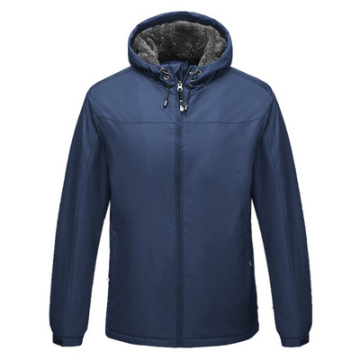 Νερό Χειμώνας για Ανδρικό Πουκάμισο Ανδρικό Μπουφάν με επένδυση από μαλλί φλις εξωτερικού χώρου Χοντρό χειμερινό πεζοπορικό ζεστό μπουφάν Ανδρικό ψηλό παλτό Μεγάλο