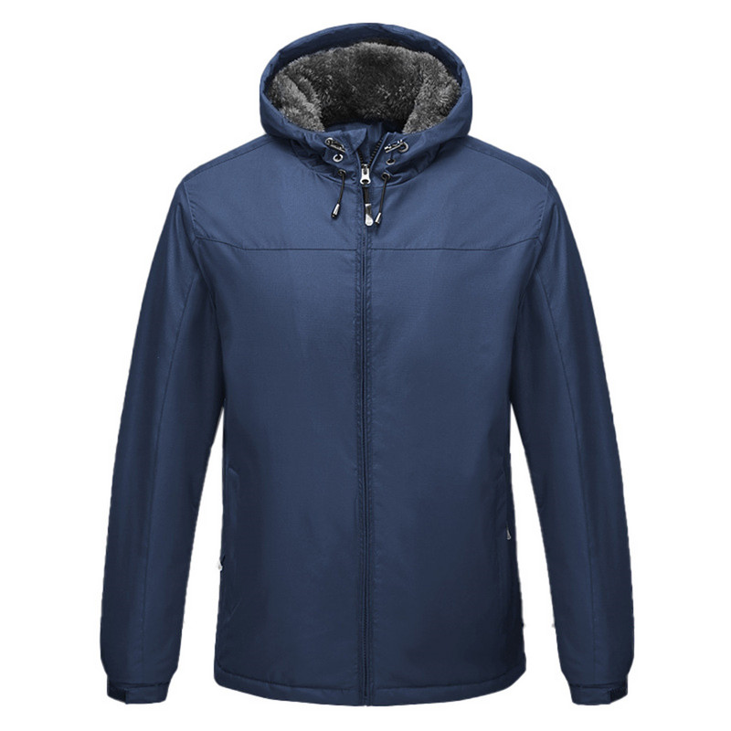 Νερό Χειμώνας για Ανδρικό Πουκάμισο Ανδρικό Μπουφάν με επένδυση από μαλλί φλις εξωτερικού χώρου Χοντρό χειμερινό πεζοπορικό ζεστό μπουφάν Ανδρικό ψηλό παλτό Μεγάλο