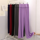 Fdfklak Casual Loose Φαρδύ Παντελόνι Γυναικείας Νέα Modal Άνετα Πυζά Ενδύματα Σπίτι 2022 Πυτζάμες Παντελόνια Pantalones De Mujer