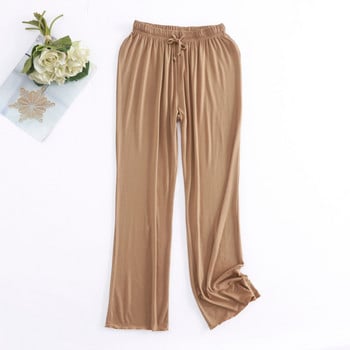 Νέα Πιτζάμα Παντελόνι Γυναικεία Lounge Wear Modal Cotton Sleep Bottoms Άνοιξη Φθινόπωρο Φαρδύ βολάν Home Παντελόνι Pantalones De Mujer