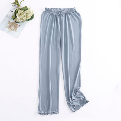 Νέα Πιτζάμα Παντελόνι Γυναικεία Lounge Wear Modal Cotton Sleep Bottoms Άνοιξη Φθινόπωρο Φαρδύ βολάν Home Παντελόνι Pantalones De Mujer