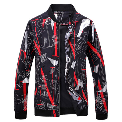 Zimske jakne za muškarce Muške muške zimske duge jesenske jakne srednje jakne s printom na donje rukave muške za kampiranje Ropa Hombre