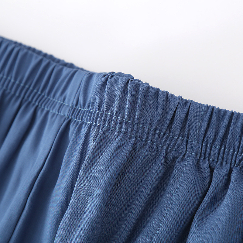 XL-3XL Pantaloni de pijama mărimi mari pentru femei, din bumbac, pe jumătate de lungime, pentru noapte, pantaloni largi, confortabili, pentru acasă