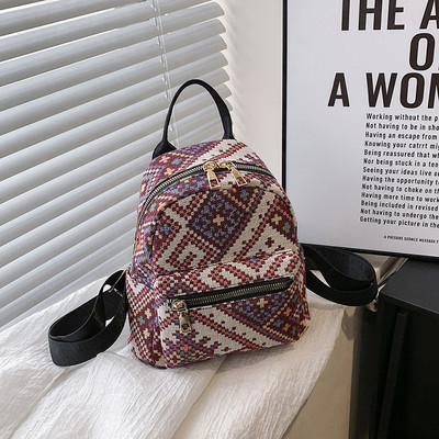Ρετρό γυναικείες μικρές τσάντες πλάτης Μόδα σχολικές τσάντες Γυναικείες αιτιώδεις Παιδιά Ταξίδι Ψώνια κορίτσι Σχολικές τσάντες Τσάντα Feminina