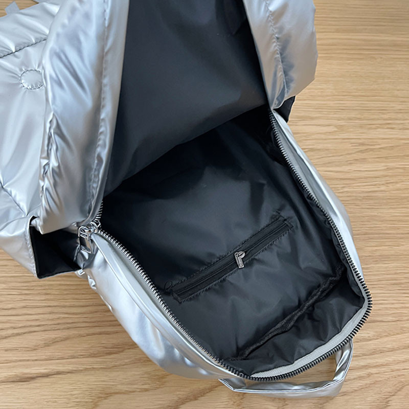 Fashion Down Backpack Space βαμβακερά σακίδια πλάτης Πολυτελής γυναικεία τσάντα ώμου για εφήβους Μαθητική τσάντα Νέα ημερήσια τσάντα ταξιδιού για κορίτσια