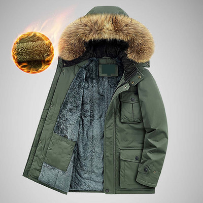 Talvine uus meeste h puuvillane jope keskmise pikkusega paksud talvejoped meestele puhvis mantel meestele soojad mantlid meestele