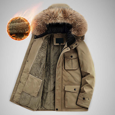 Talvine uus meeste h puuvillane jope keskmise pikkusega paksud talvejoped meestele puhvis mantel meestele soojad mantlid meestele