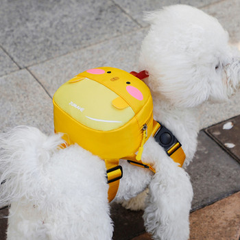 Ζωγραφιά κατοικίδιων για περπάτημα με τσάντα σνακ για μικρομεσαίους σκύλους Fashion Puppy Dog σακίδιο πλάτης Samoye Pug Mascotas Carrier