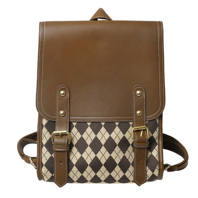 Γρήγορη αποστολή αποστολής κορίτσι τσάντα σακίδιο ρετρό ευέλικτη μεγάλη χωρητικότητα Σχολική τσάντα υπολογιστή Τσάντα σε στυλ Κορέας Χονδρική