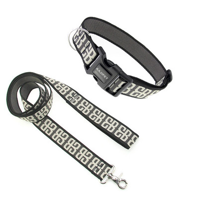 Κολάρο εκπαίδευσης σκύλων Ρυθμιζόμενο κολάρο τακτικής σκύλου και σετ λουριών Χειρολαβή χειριστηρίου Μολύβδινο κολάρο για μικρούς μεσαίους μεγάλους σκύλους