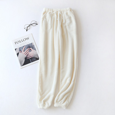 Πιτζάμα Παντελόνι Γυναικεία Ενδύματα σπιτιού Coral Fleece Φθινοπωρινά και Χειμώνα Παχύ Ζεστό Παντελόνι Πυτζάμες Πολύχρωμα Παντελόνια Πυτζάμες Μεγάλου Μεγέθους